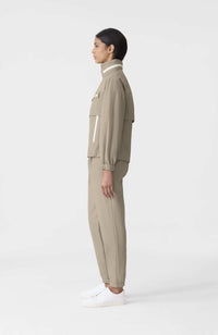 Taupe Ladies Rainwear Jacket