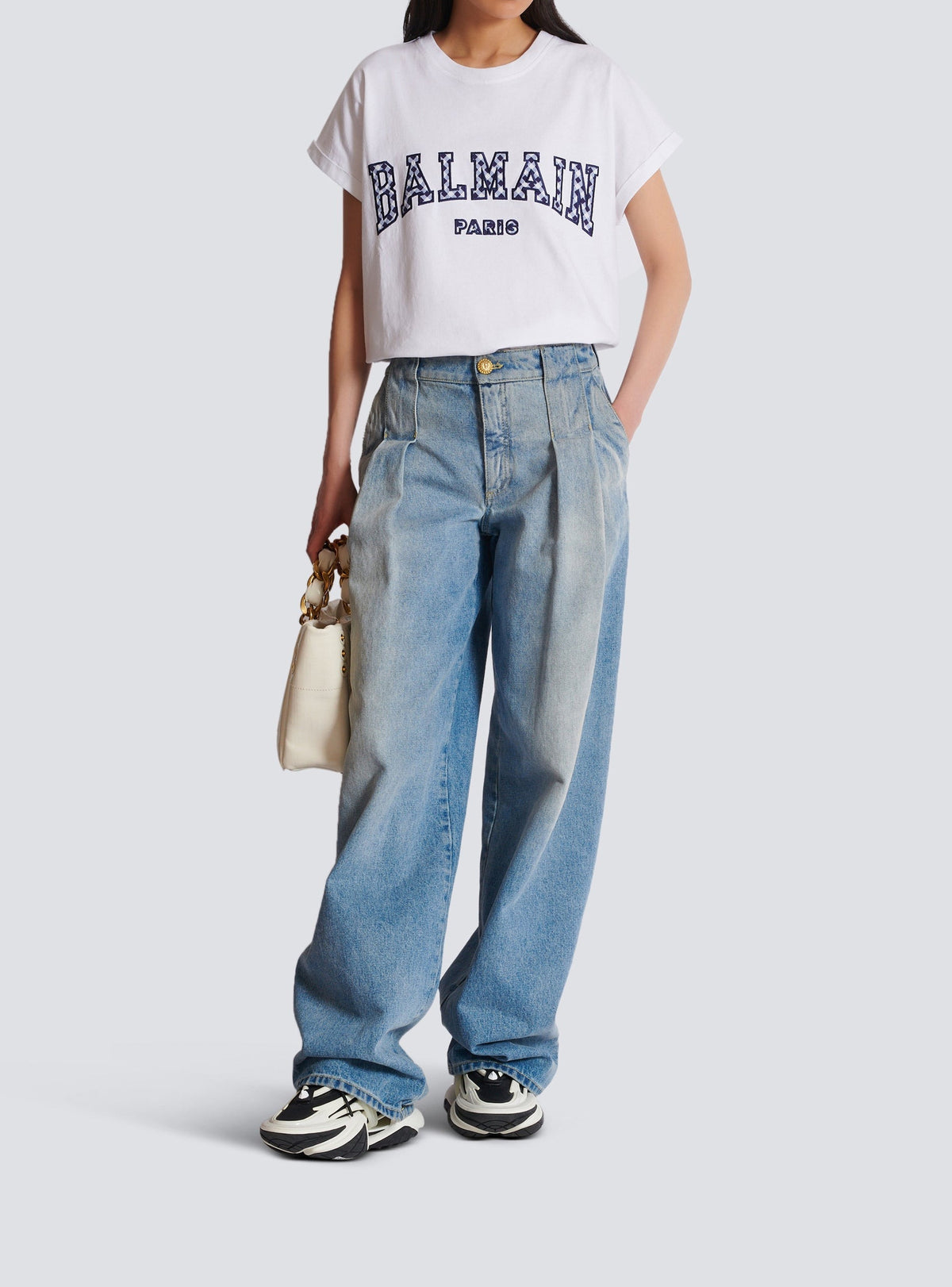 T-shirt Balmain Paris - Blanc