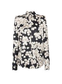 Chemise en jacquard à motif raisin - Noir & Blanc