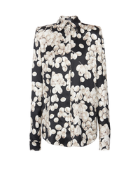 Chemise en jacquard à motif raisin - Noir & Blanc