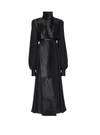 Trench coat en cuir - Noir & Noir