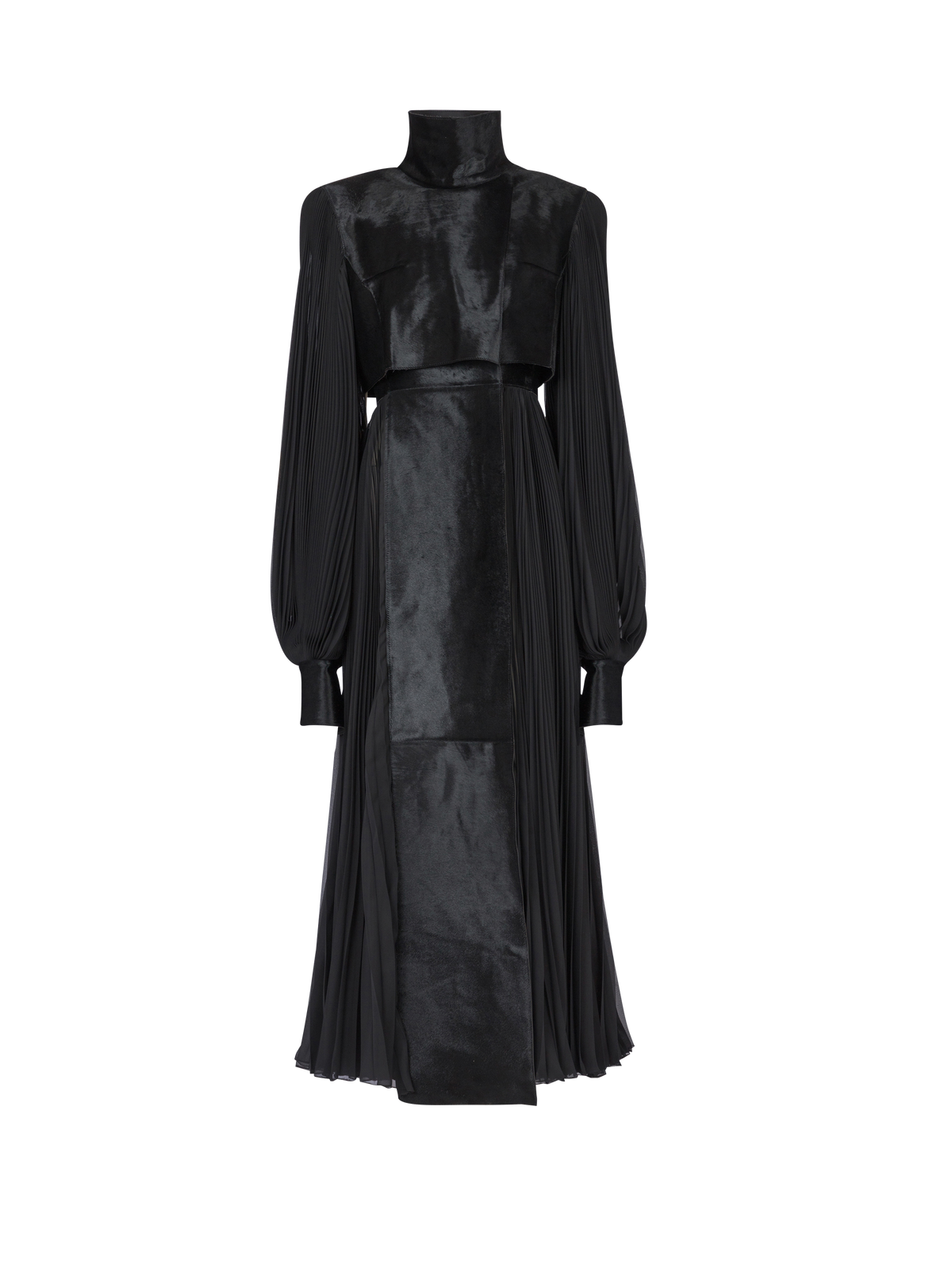 Trench coat en cuir - Noir & Noir