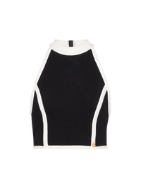 Top bicolore - Noir & Crème