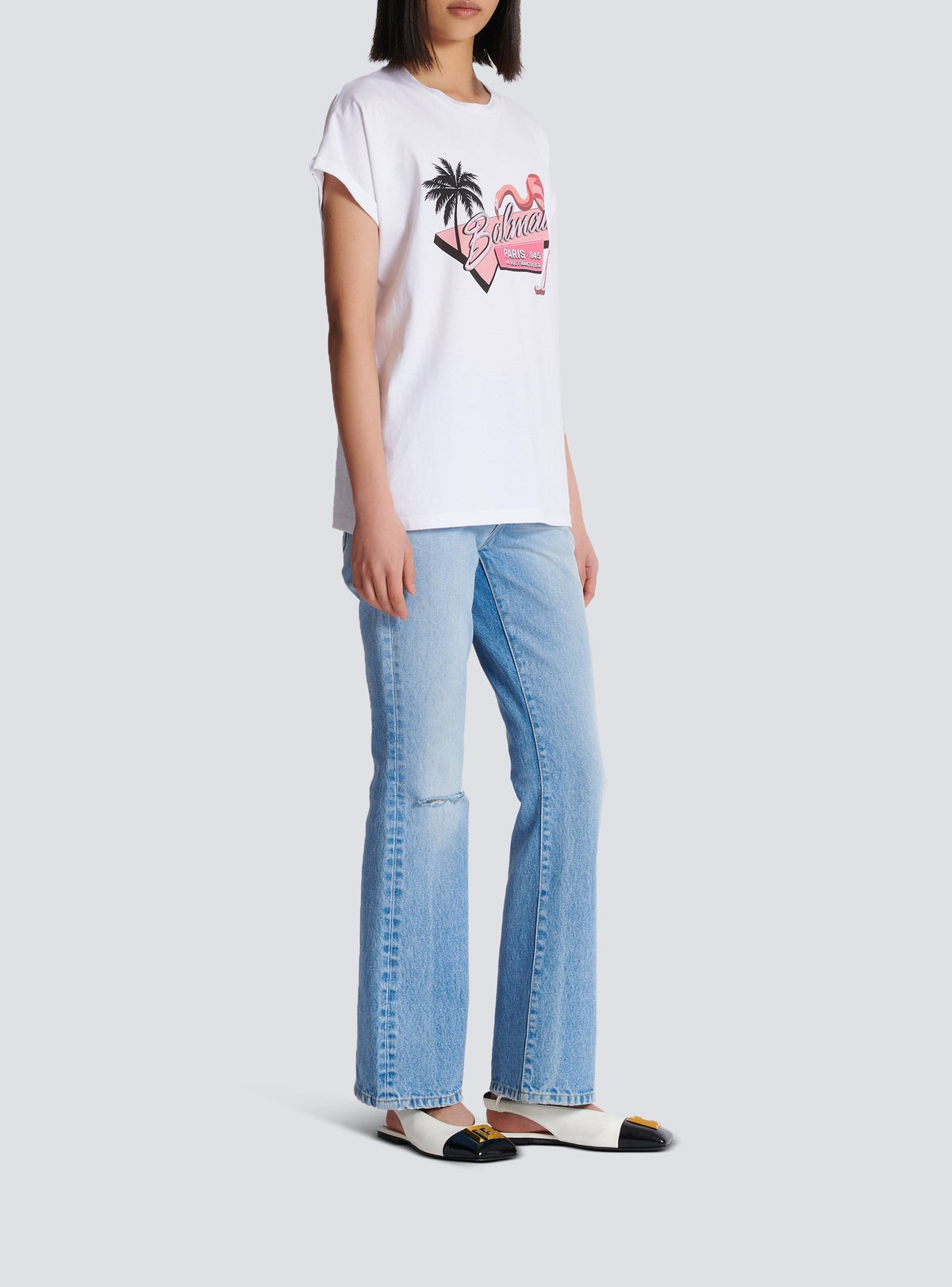 T-shirt imprimé Flamant Rose - Multicolore