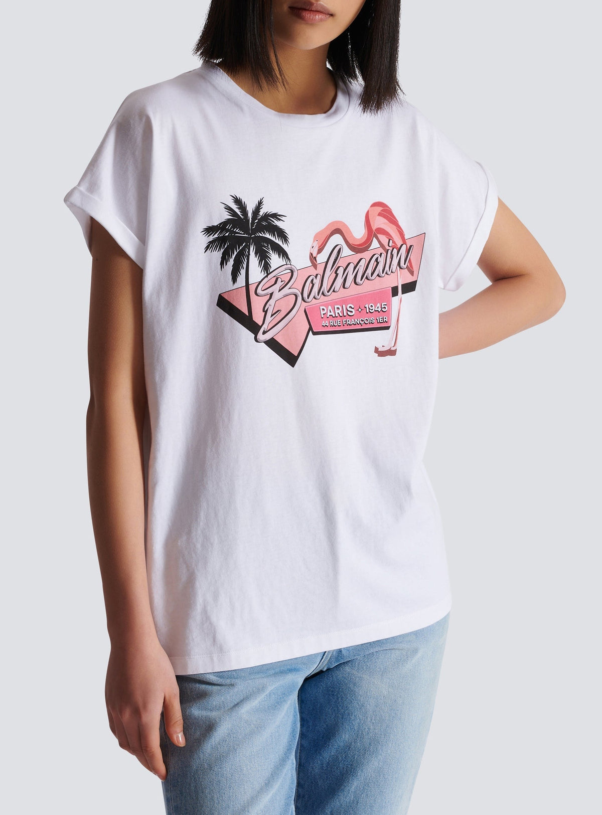 T-shirt imprimé Flamant Rose - Multicolore