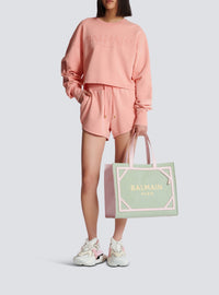 Embroidered sweatshirt - Salmon & Salmon