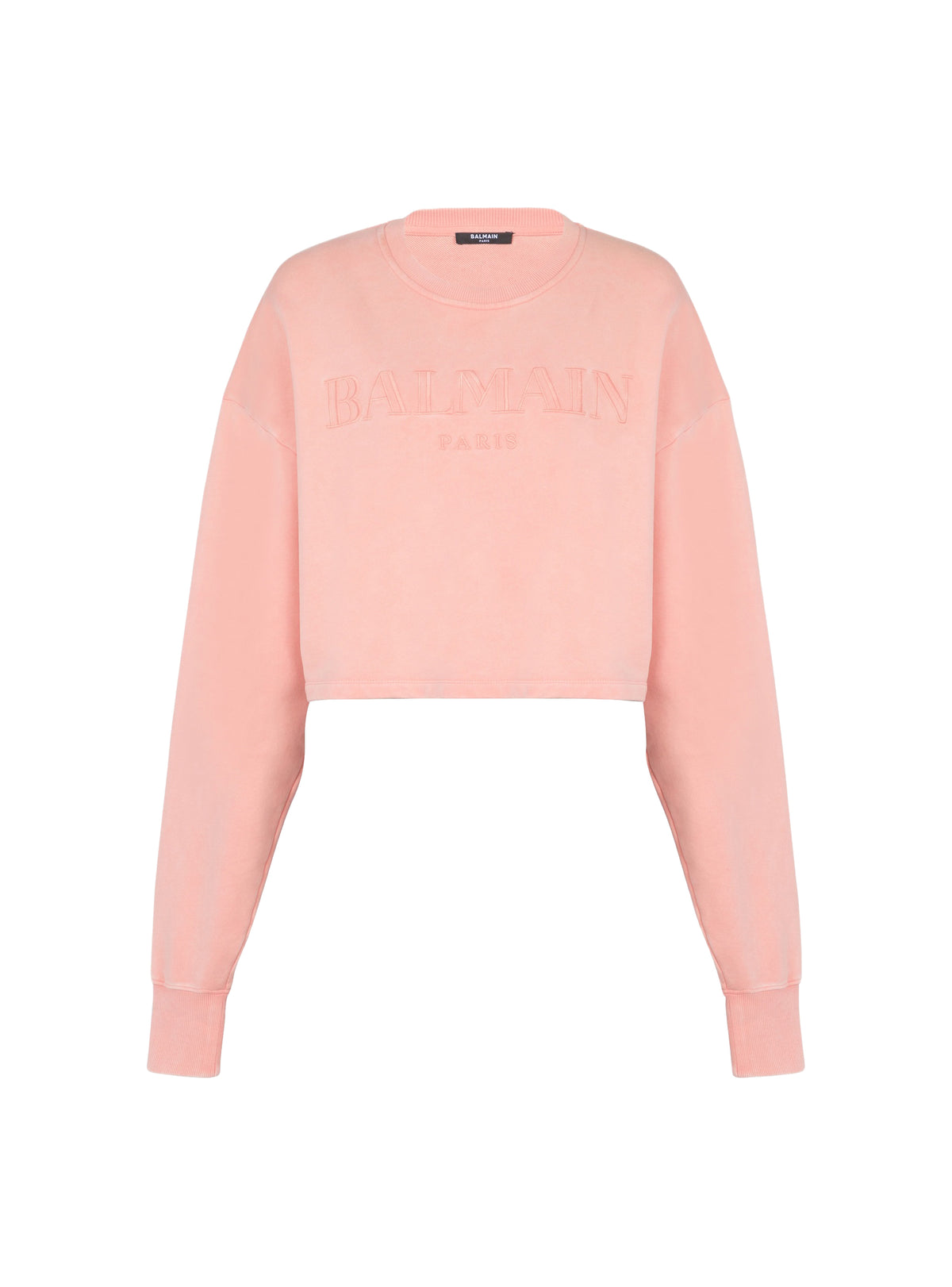 Embroidered sweatshirt - Salmon & Salmon
