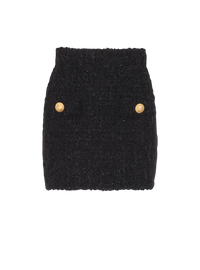 Jupe en tweed monogramme - Noir