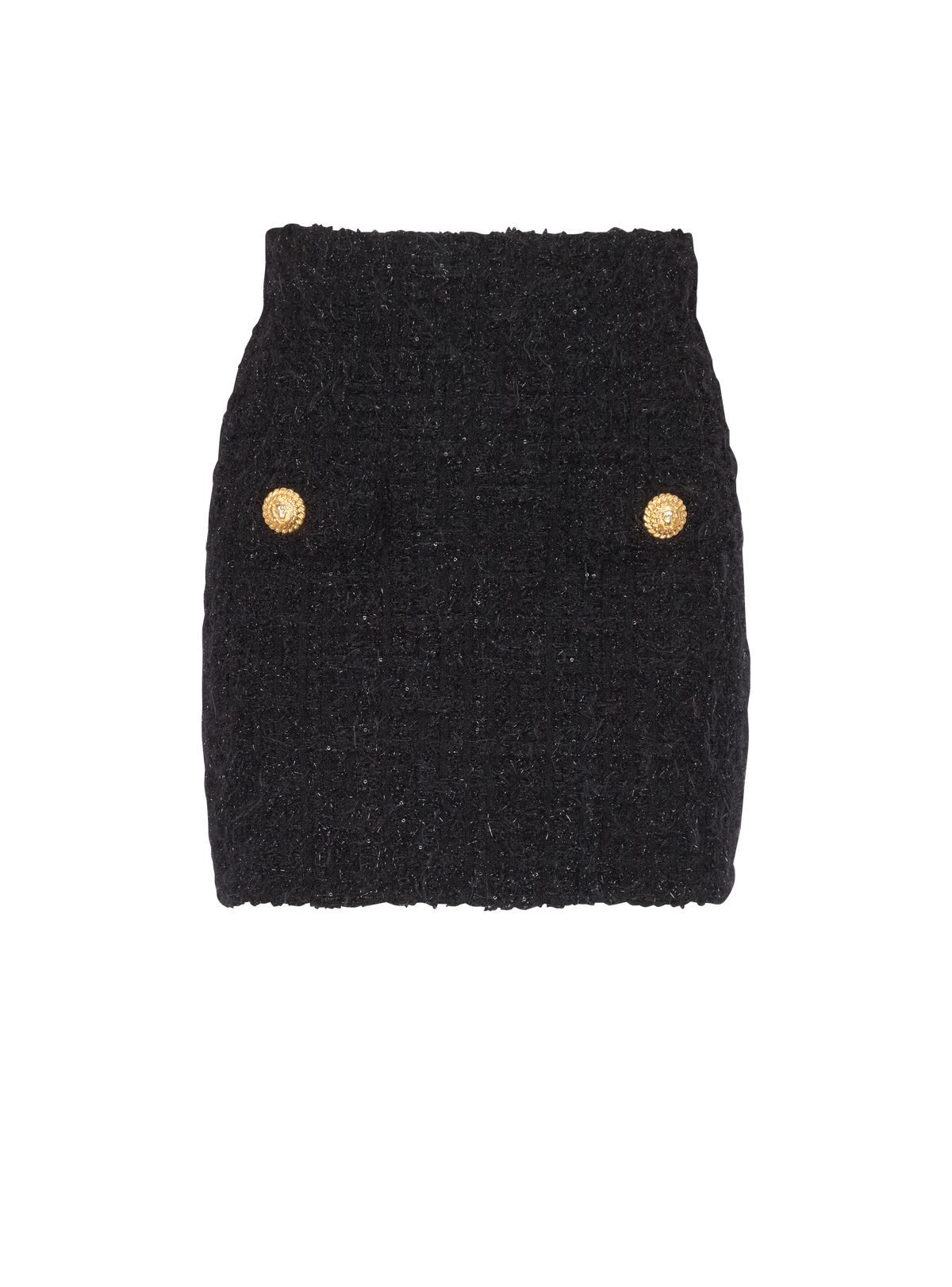 Jupe en tweed monogramme - Noir