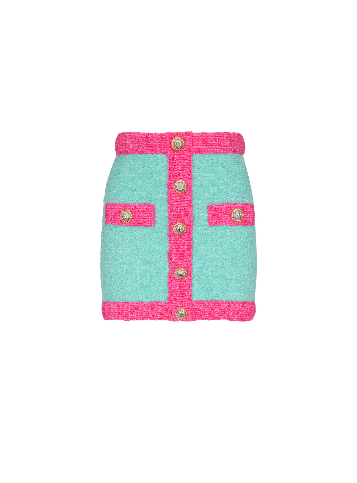 Knit short skirt - Multicolor