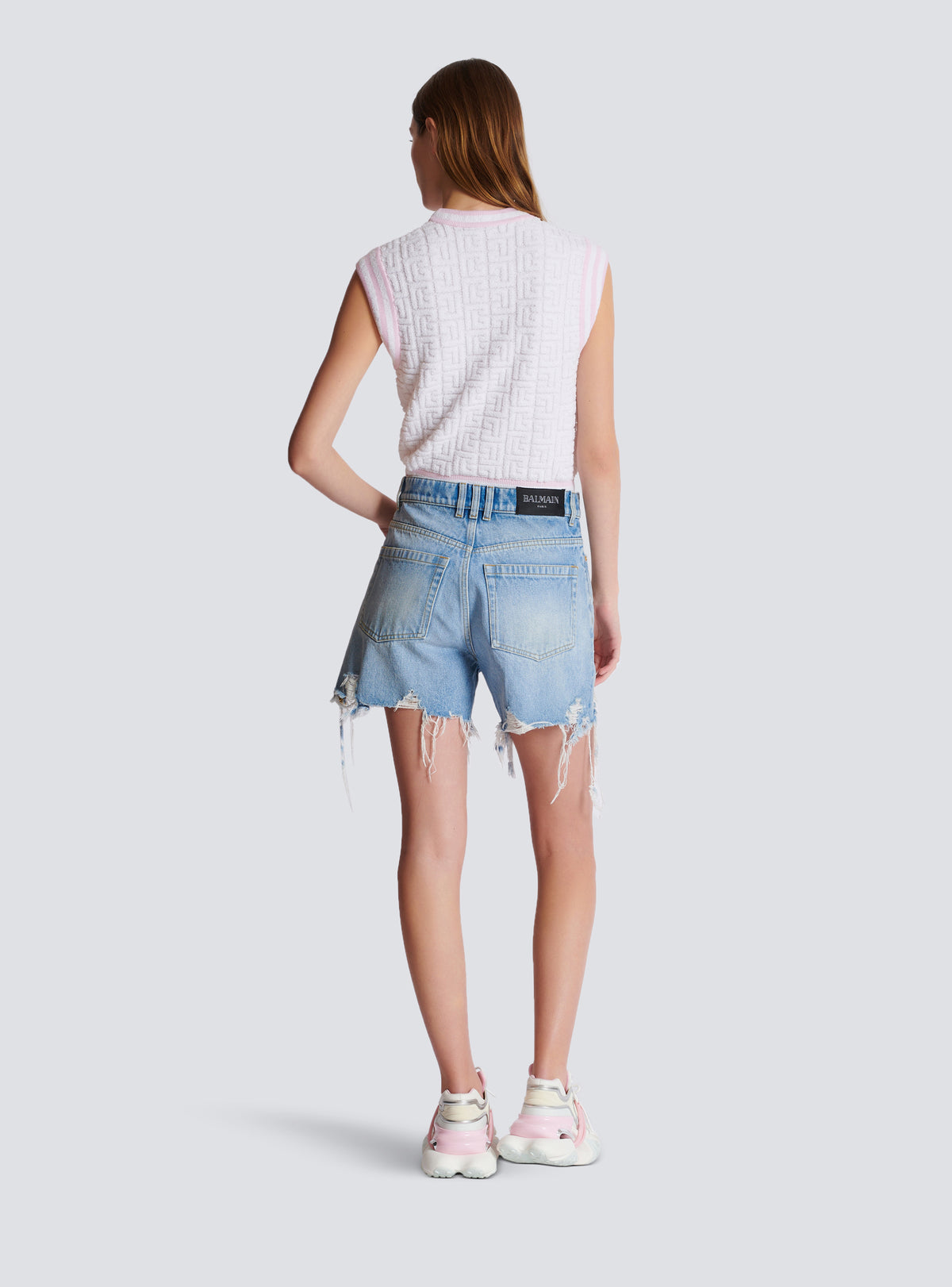 Short en denim light blue - Bleu Jean Clair
