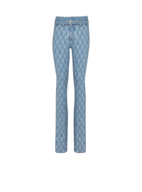 Pantalon skinny en denim diamant - Bleu Jean