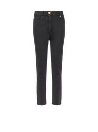 Jean noir taille haute - Noir Délavé