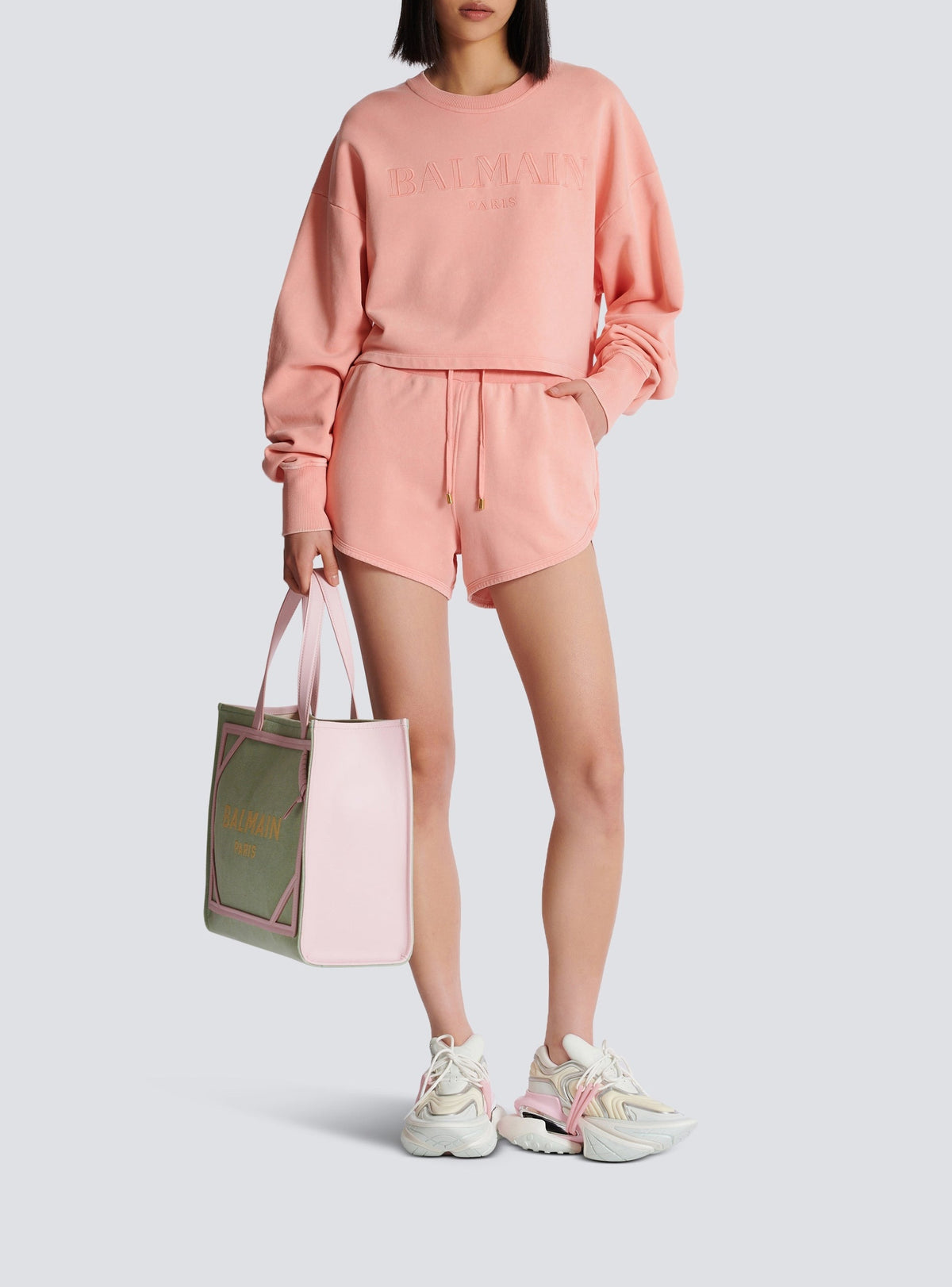 Vintage embroidered shorts - Salmon & Salmon