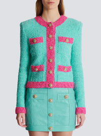 Veste en maille  - Multicolore