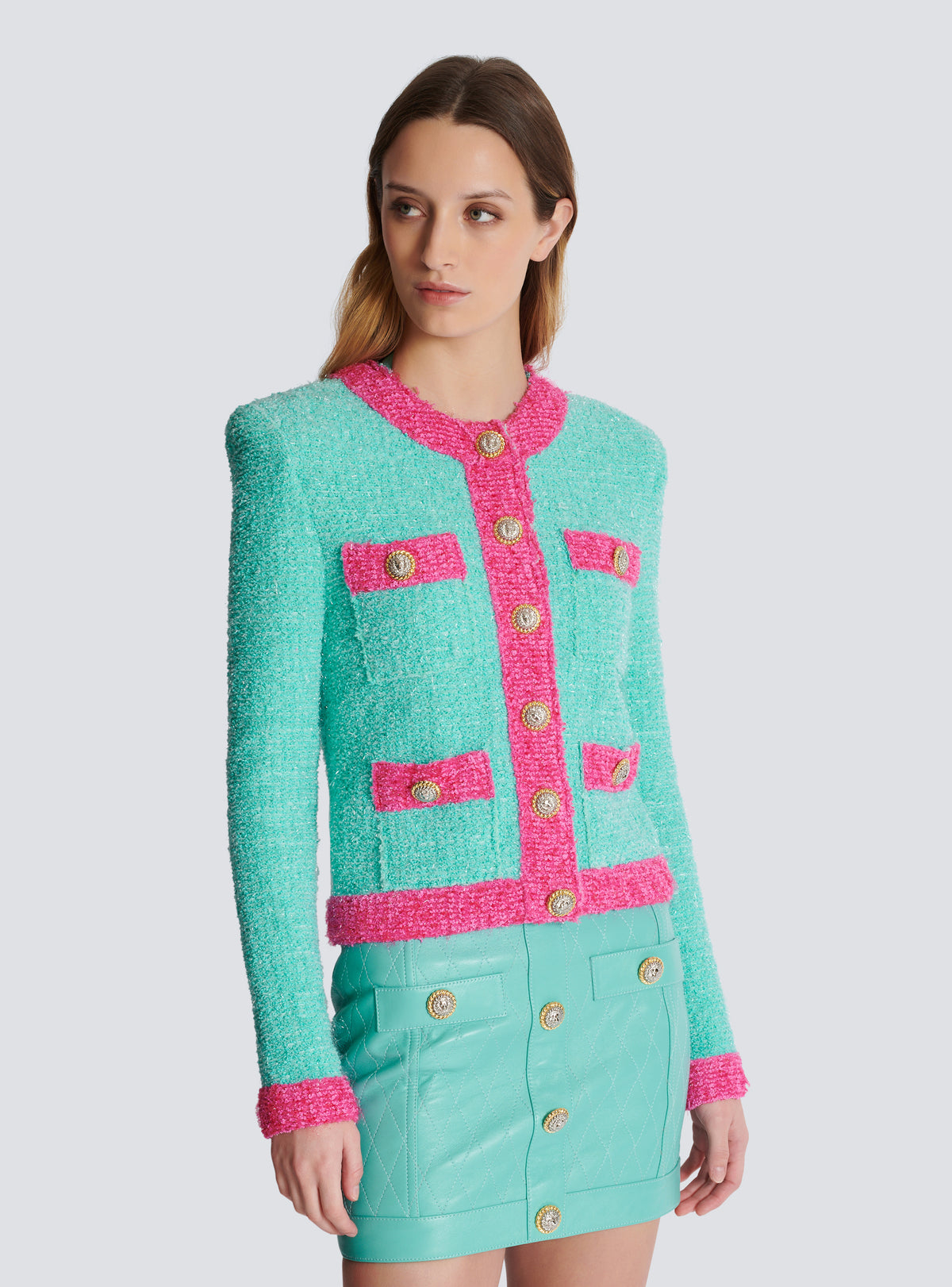 Veste en maille  - Multicolore