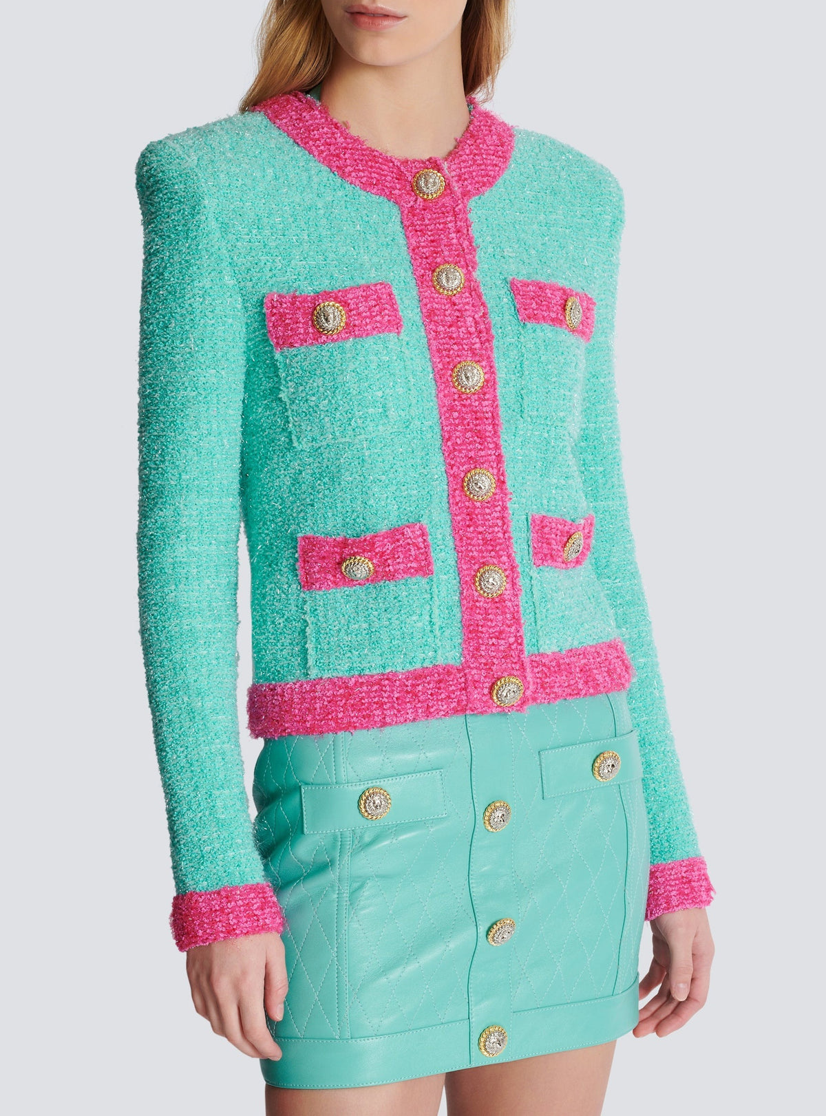 Veste en maille - Multicolore