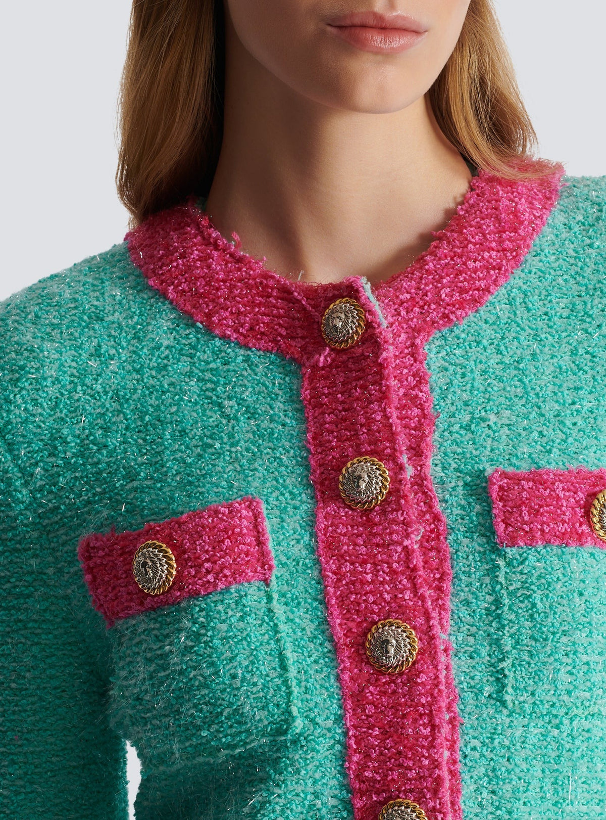 Veste en maille - Multicolore
