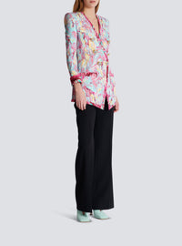 Veste longue 6 boutons - Multicolore