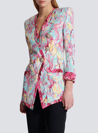 Veste longue 6 boutons - Multicolore