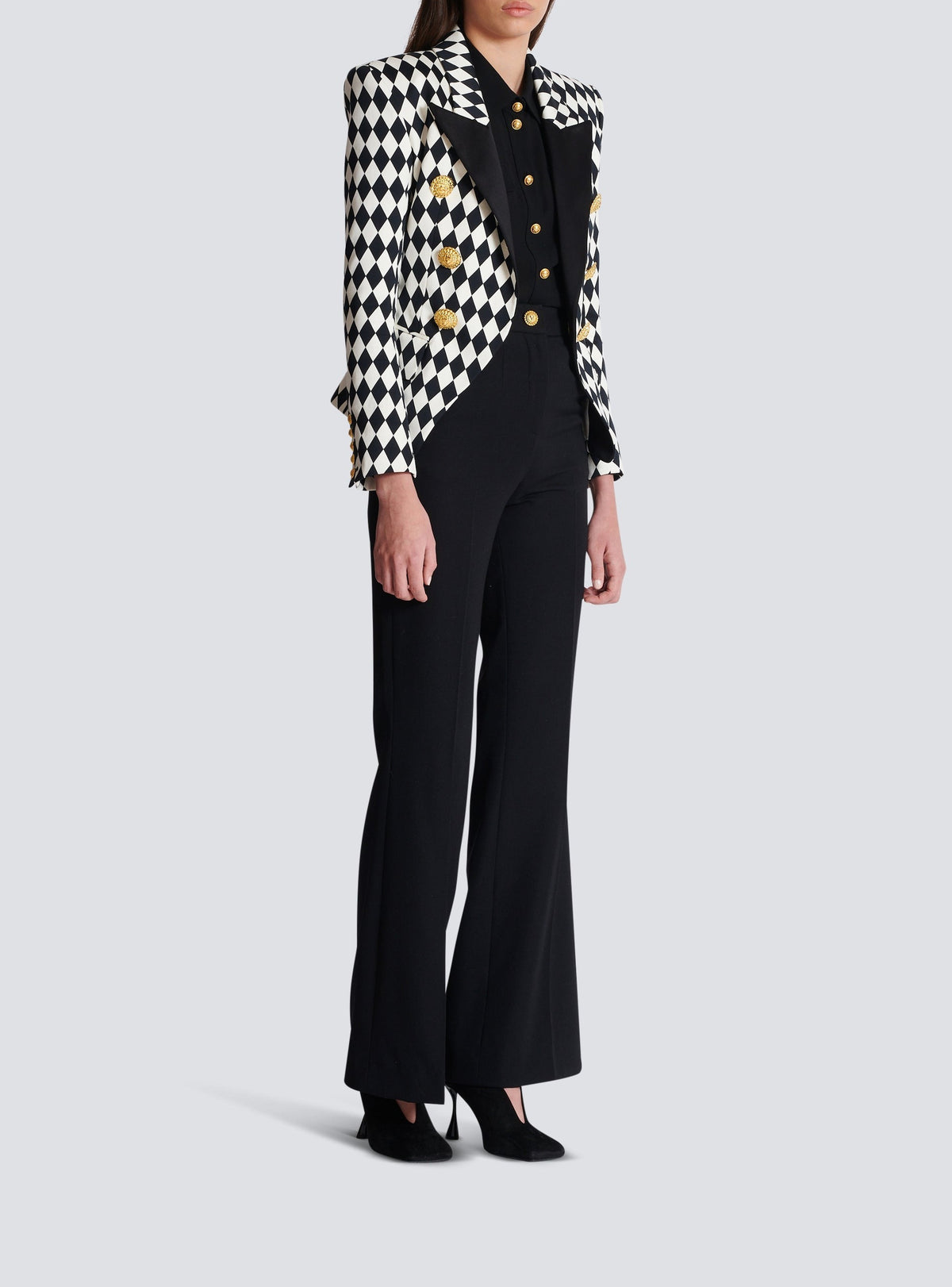 6-button jacket - Black & White