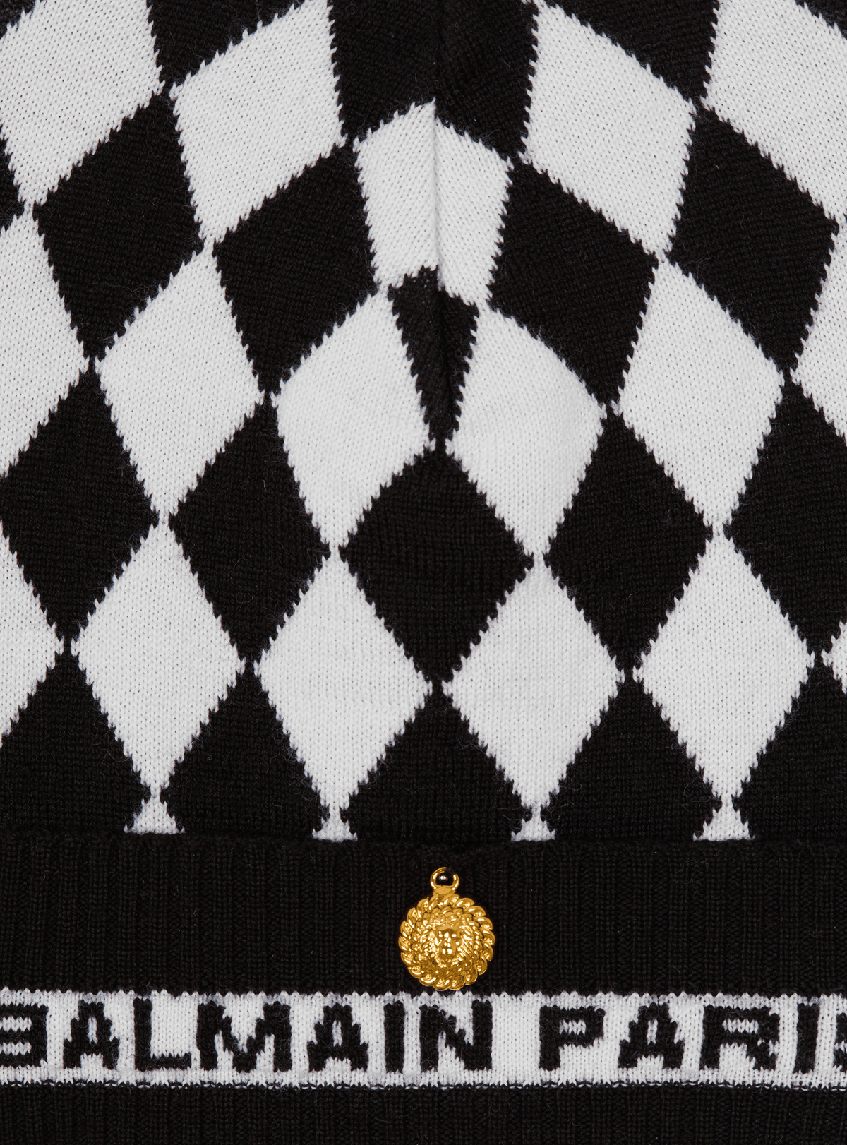 Bonnet balmain diamond - Noir & Blanc