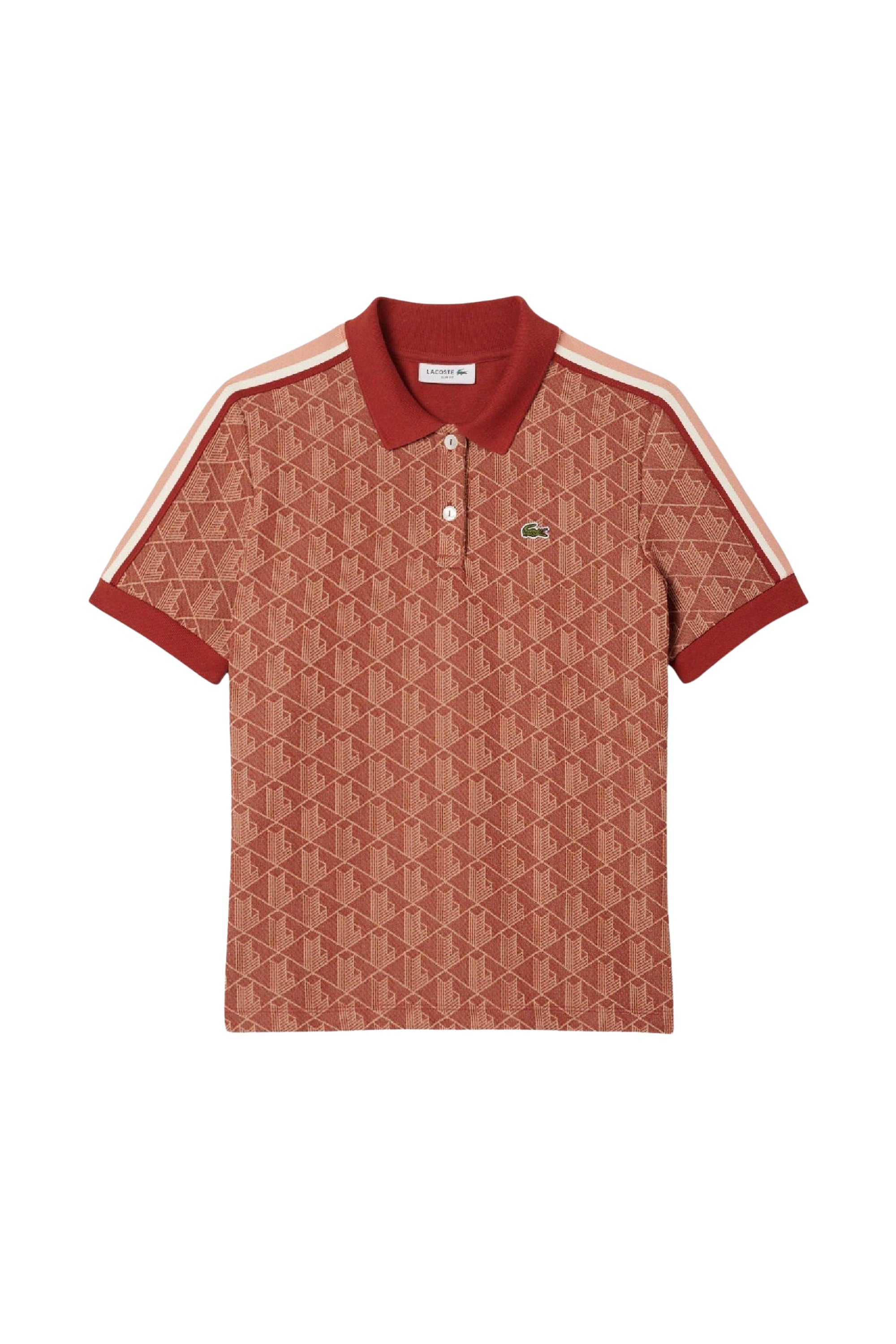 Polo ajusté en jacquard monogramme - Iberis & Latte