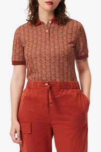 Polo ajusté en jacquard monogramme - Iberis & Latte