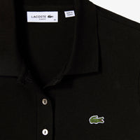 Polo L.12.D ajusté - Noir