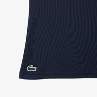 Polo ajusté à rayures protection UV - Marine