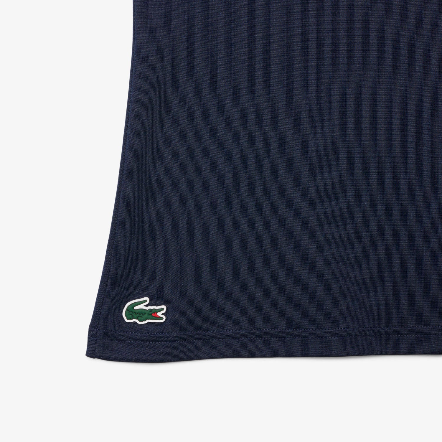 Polo ajusté à rayures protection UV - Marine