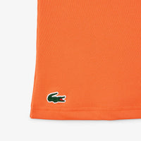 Polo ajusté à rayures protection UV - Carotte