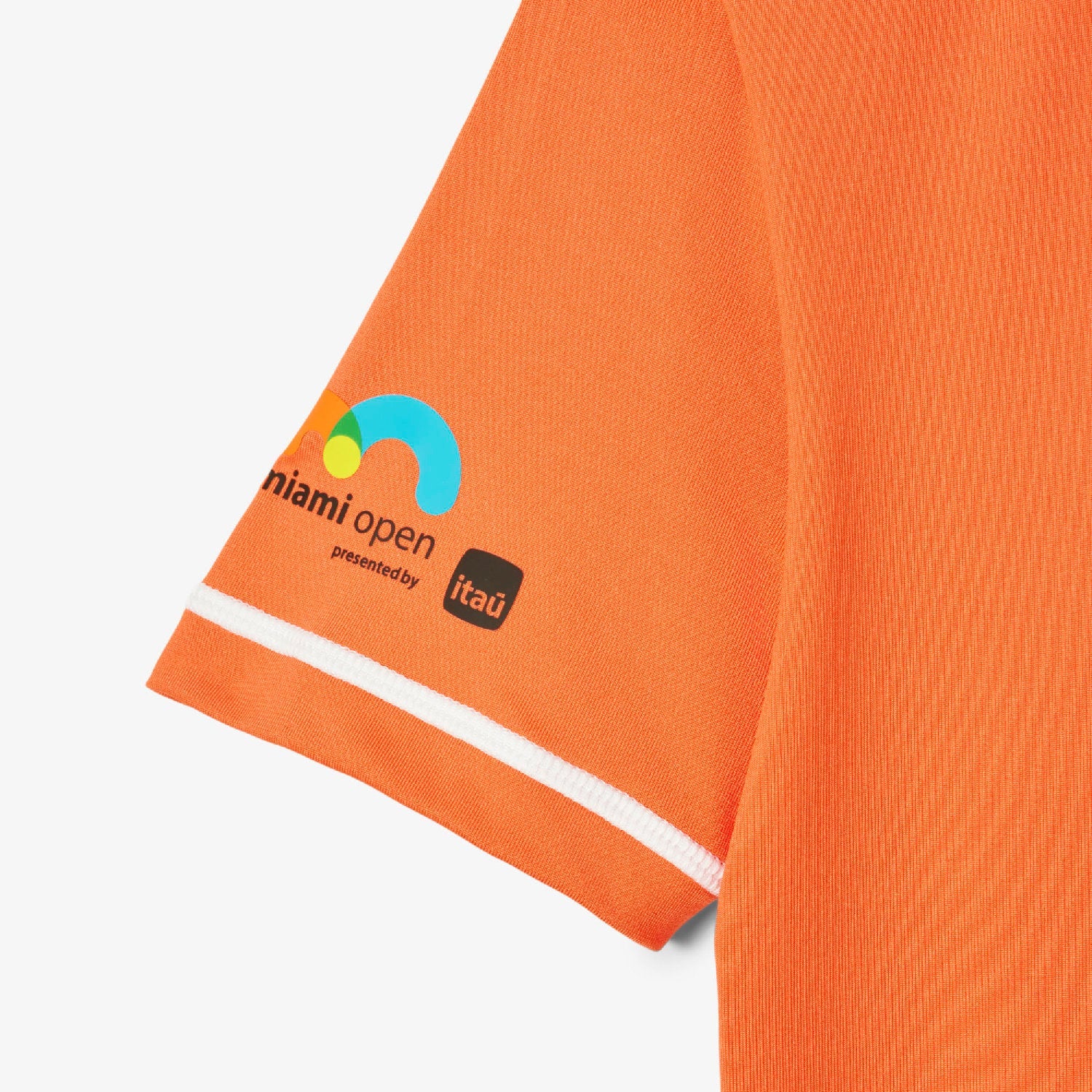 Polo ajusté à rayures protection UV - Carotte