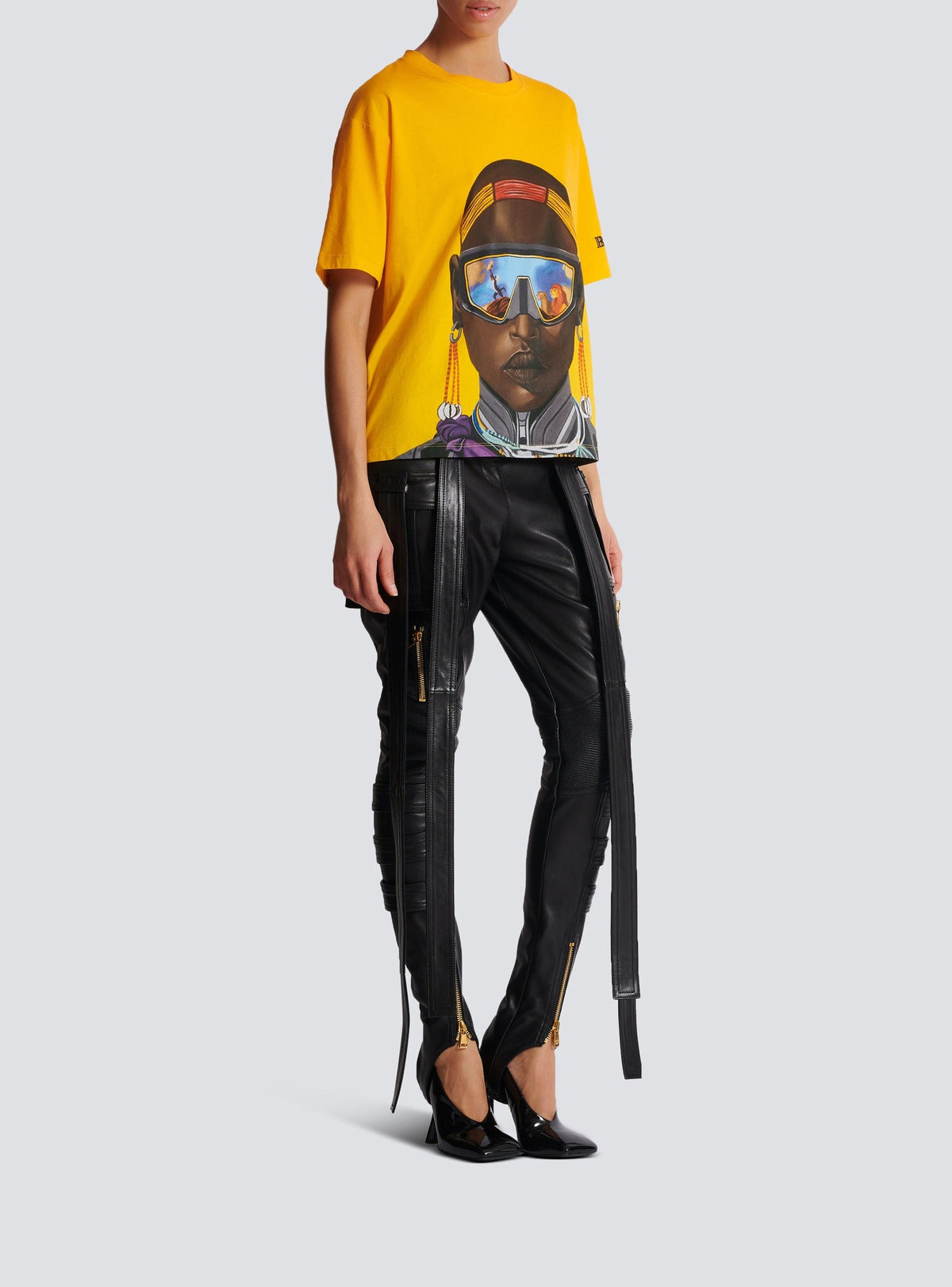 T-shirt oversize Balmain x Disney - Multicolore