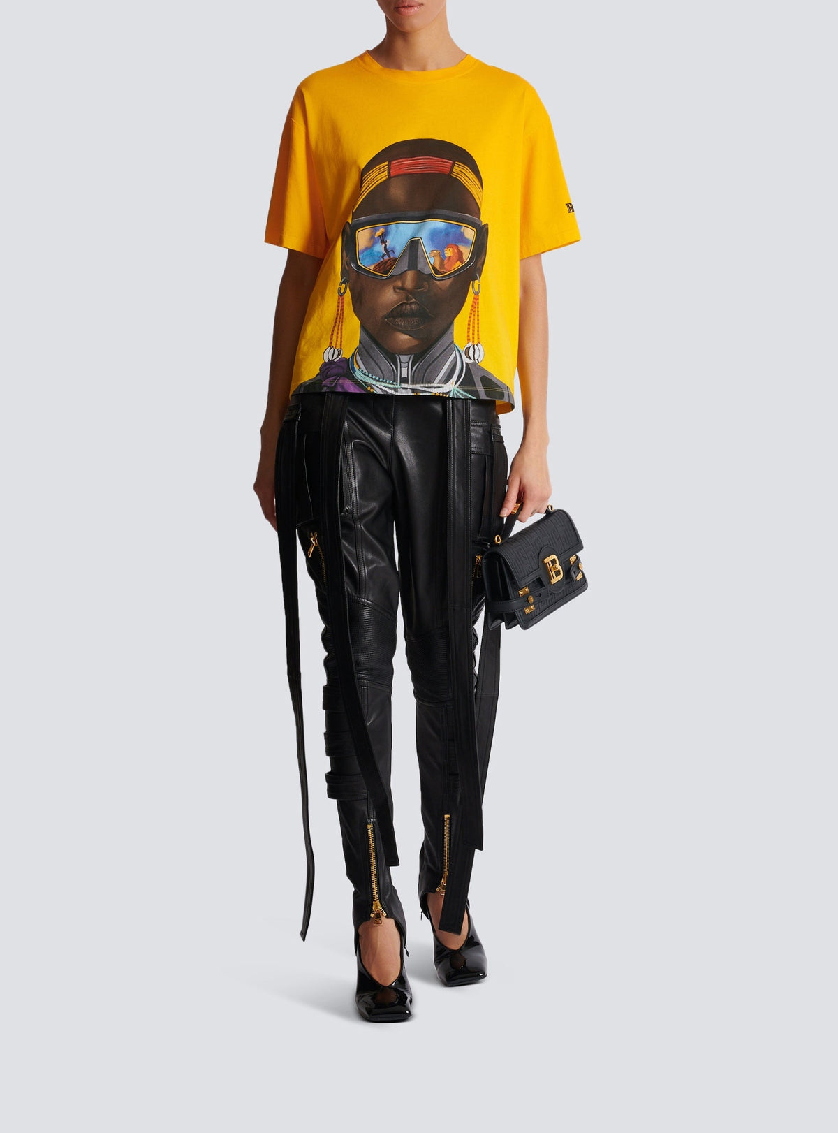 T-shirt oversize Balmain x Disney - Multicolore