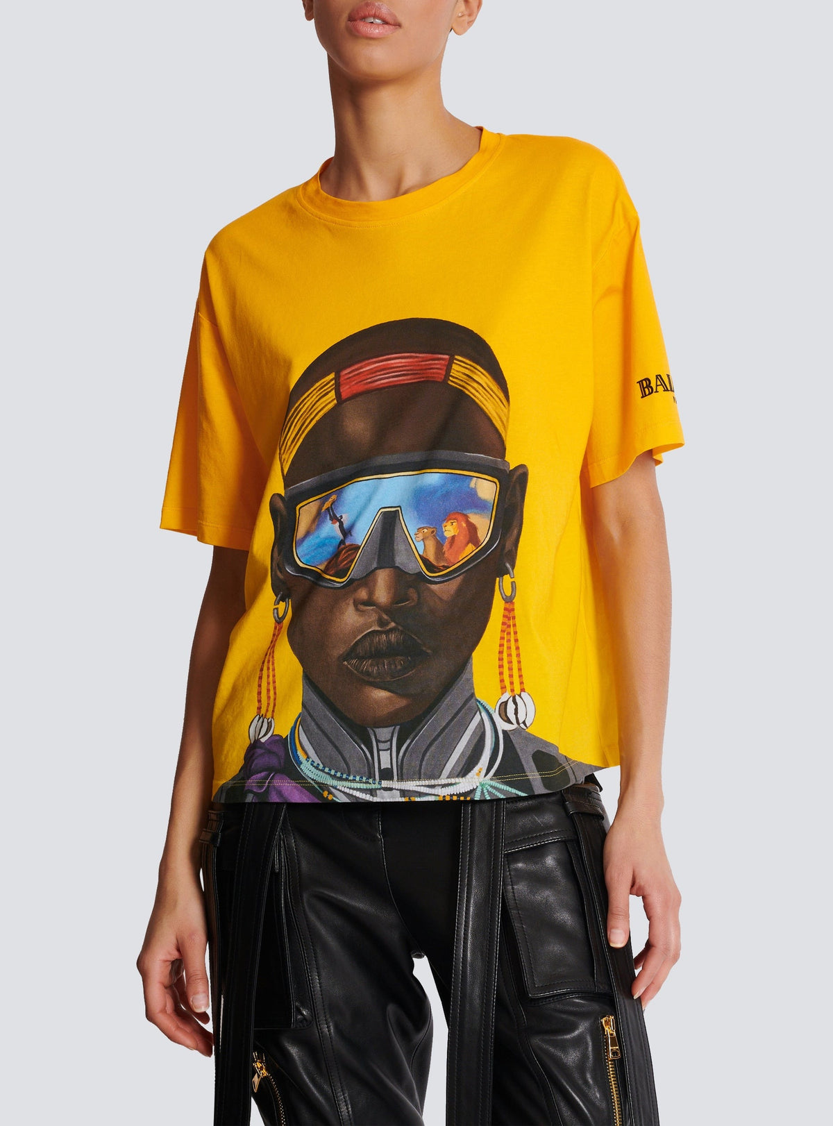 T-shirt oversize Balmain x Disney - Multicolore