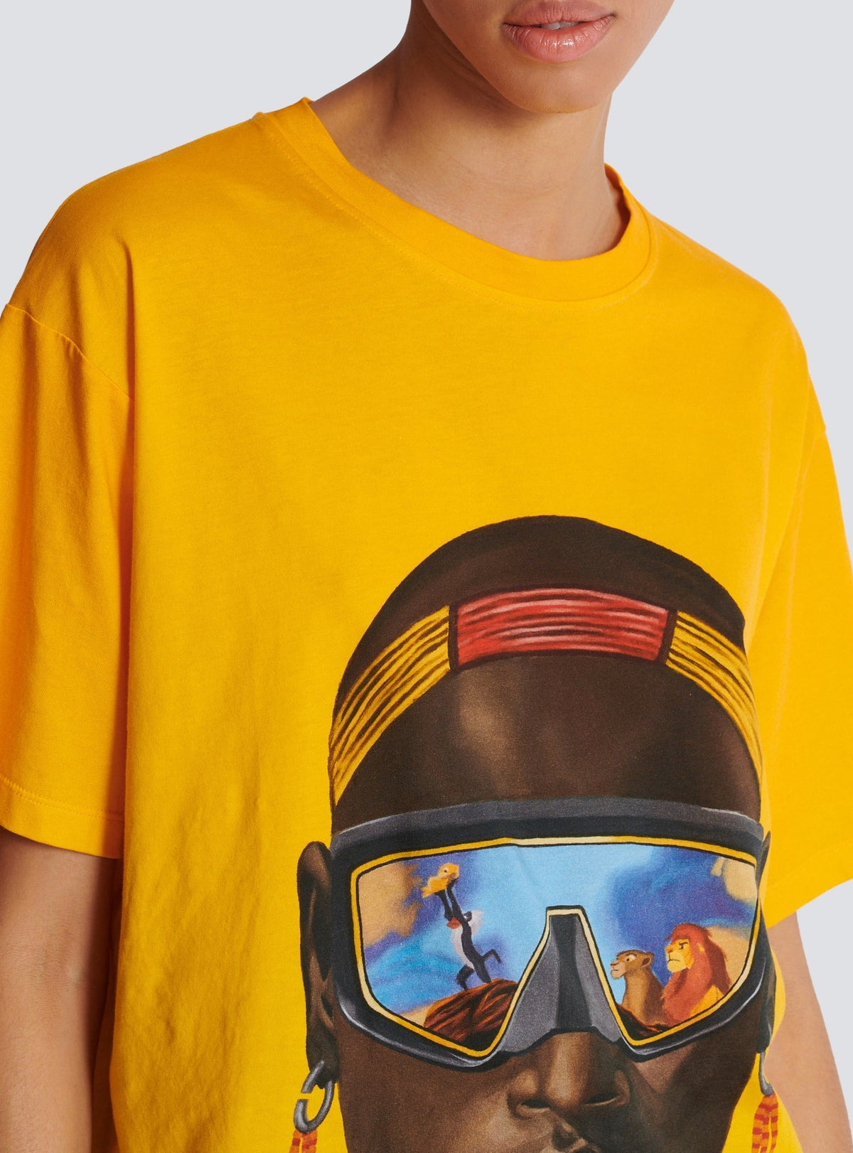 T-shirt oversize Balmain x Disney - Multicolore