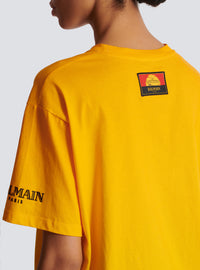Disney x balmain : the lion king - t-shirt ample imprimé nika mtwana - Multicolore