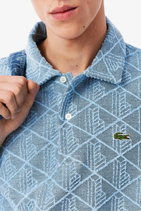 Polo monogramme en éponge - Faucon & Calcaire