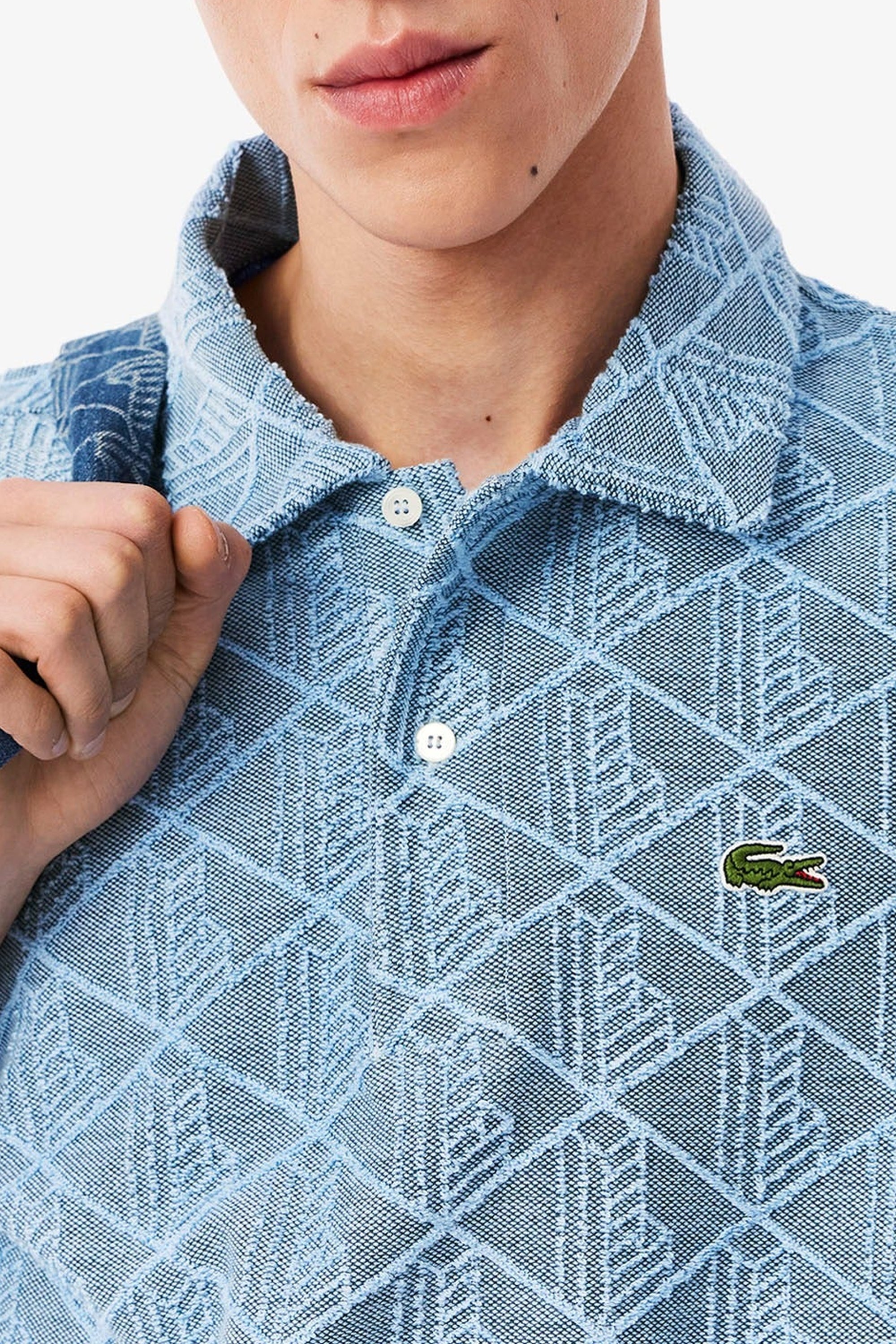 Polo monogramme en éponge - Faucon & Calcaire