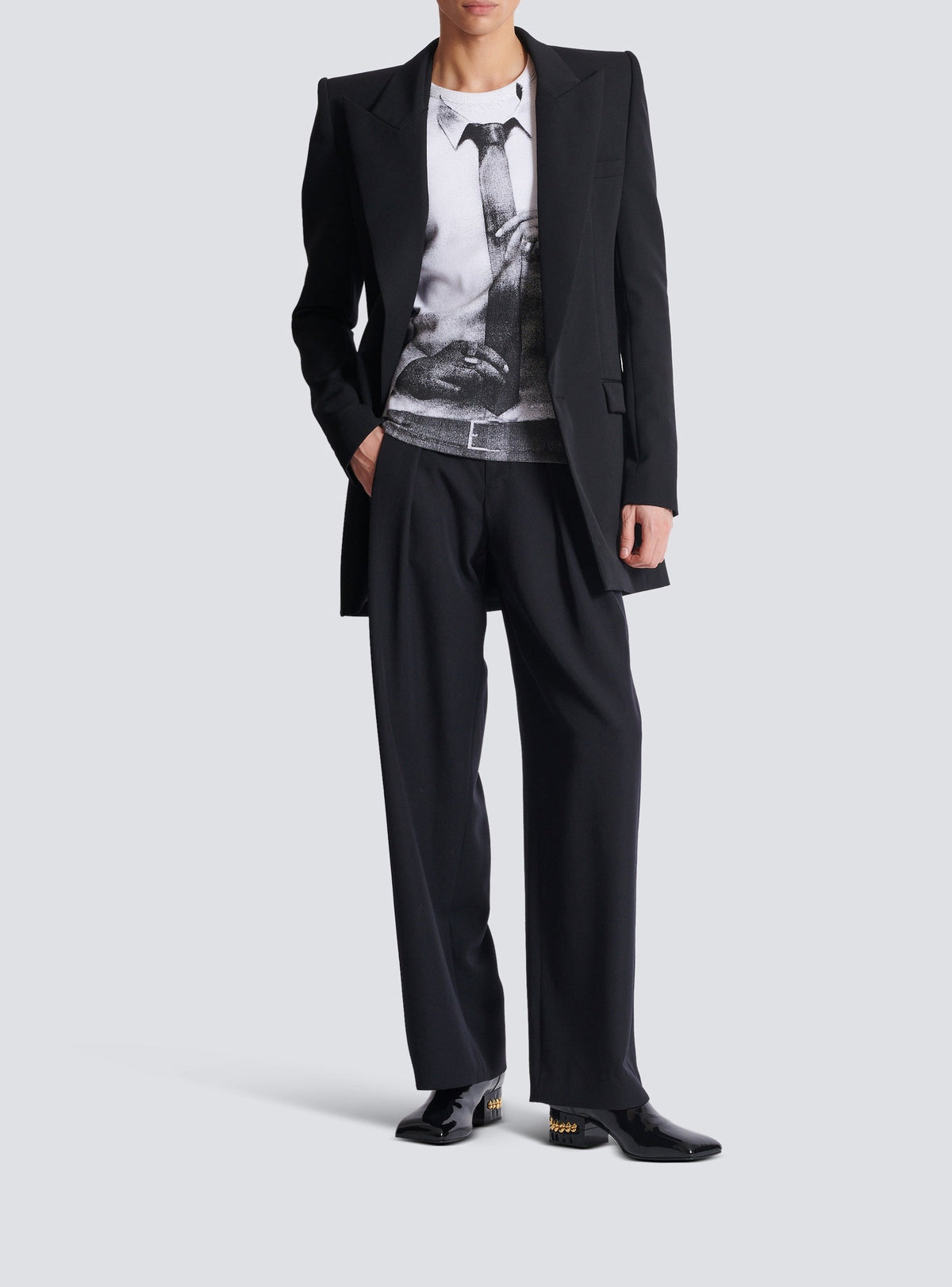 Débardeur côtelé imprimé tie & dye - Blanc & Noir