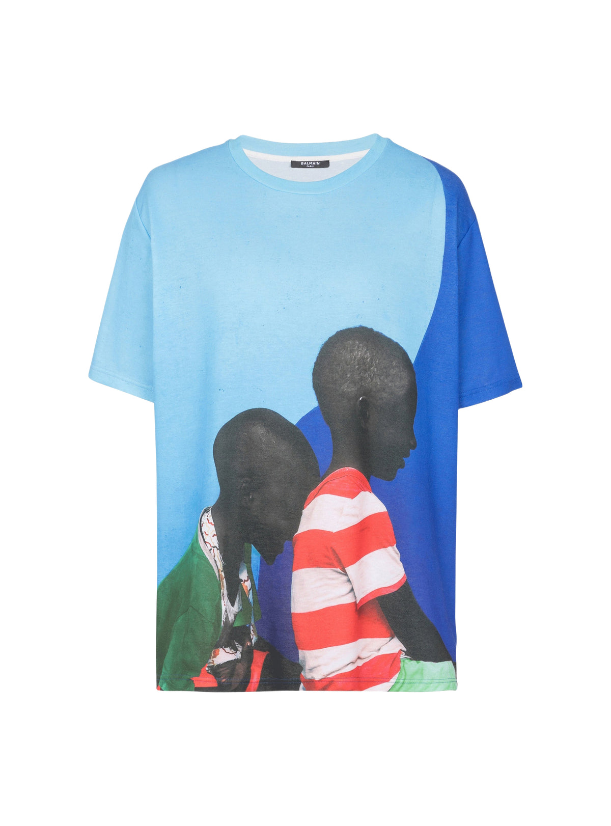 T-shirt imprimé - Bleu & Multicolore
