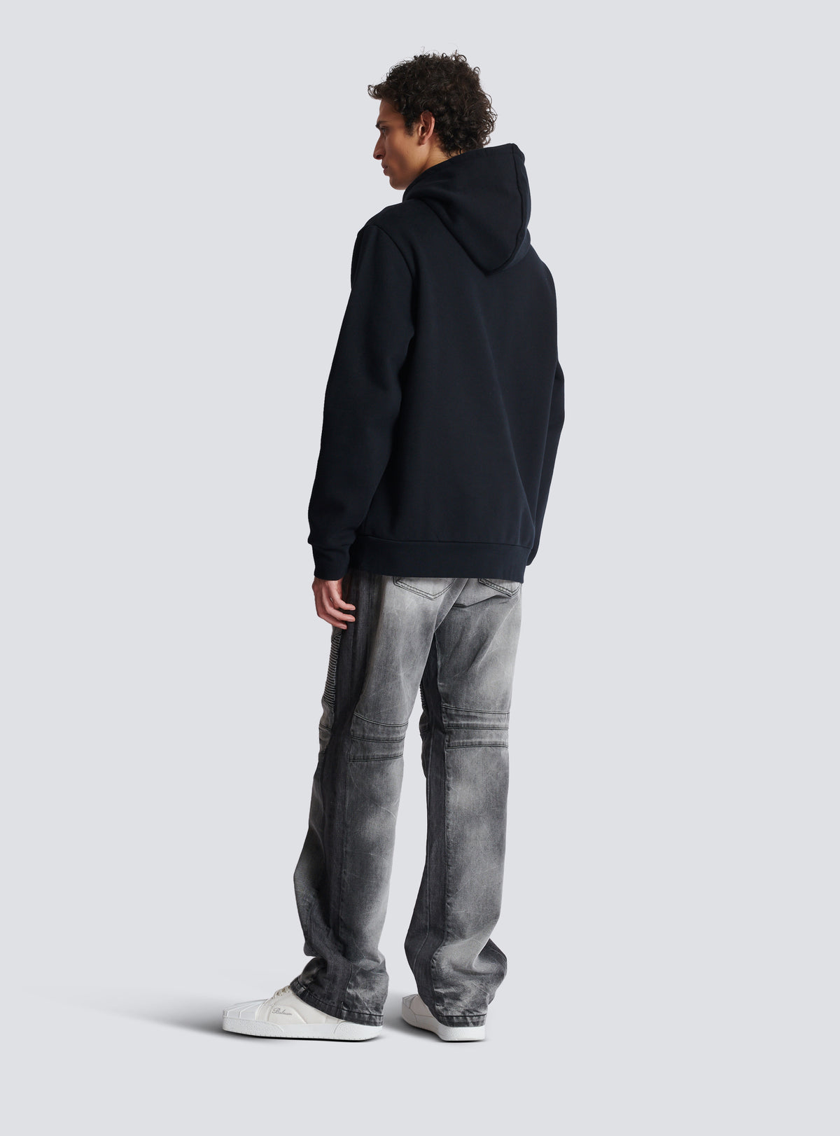 Hoodie imprimé lips balmain vintage - Noir & Blanc