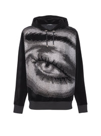 Velvet hoodie - Black & Crystal