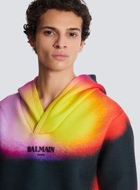 Hoodie en néoprène imprimé ibby njoya - Jaune & Multicolore