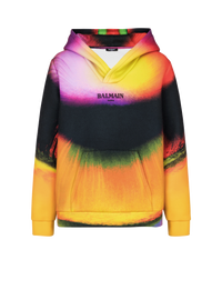 Hoodie en néoprène imprimé ibby njoya - Jaune & Multicolore