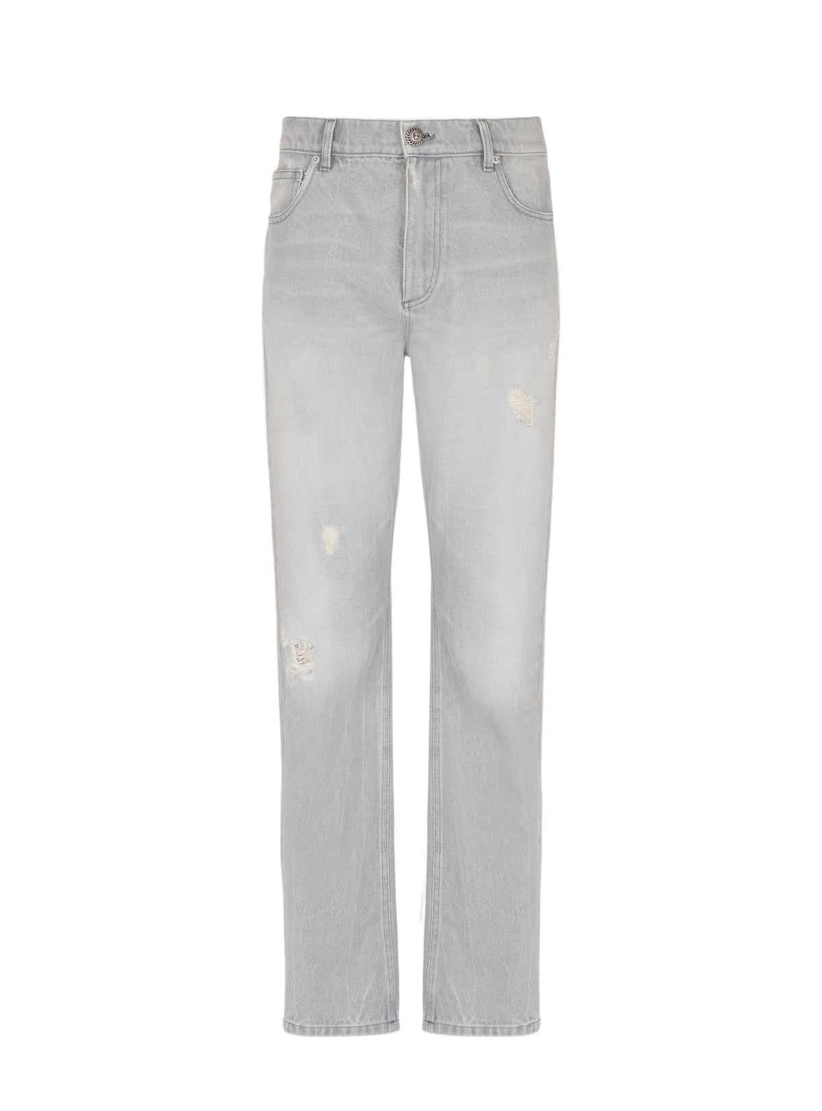Jean classique - gris wash - Gris Clair Délavé