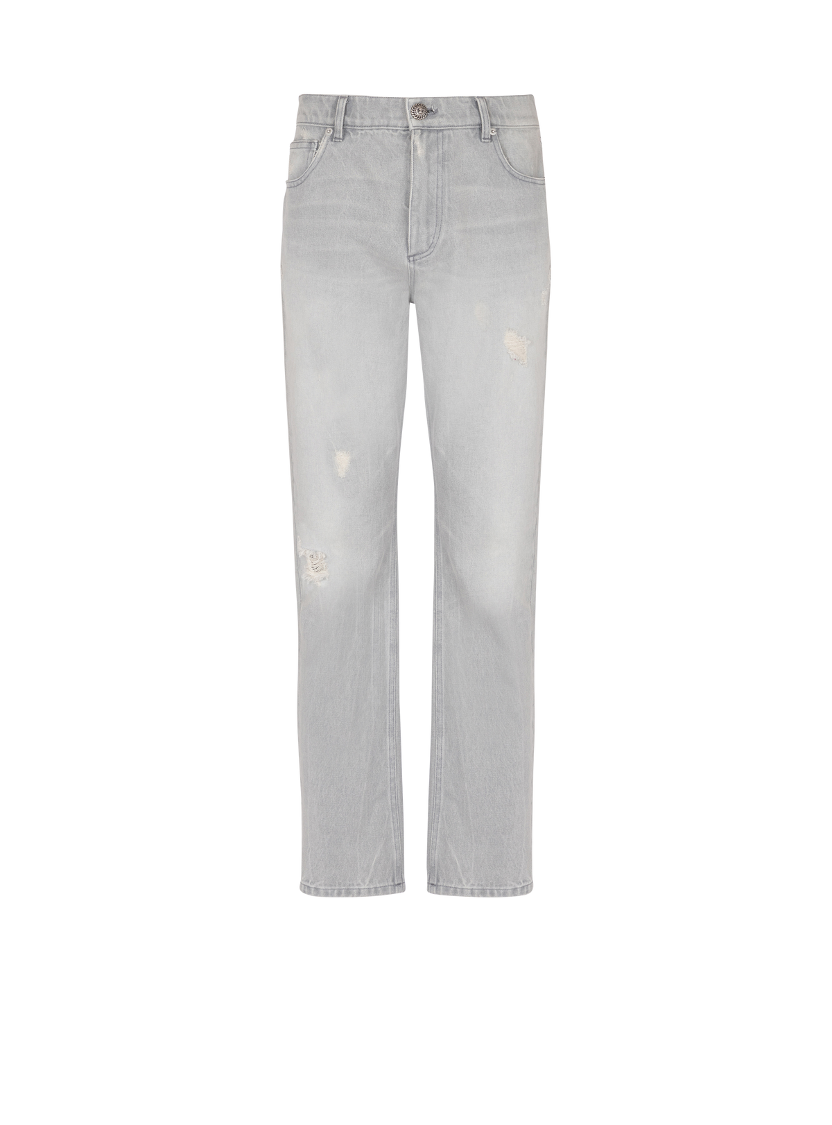 Jean classique - gris wash - Gris Clair Délavé