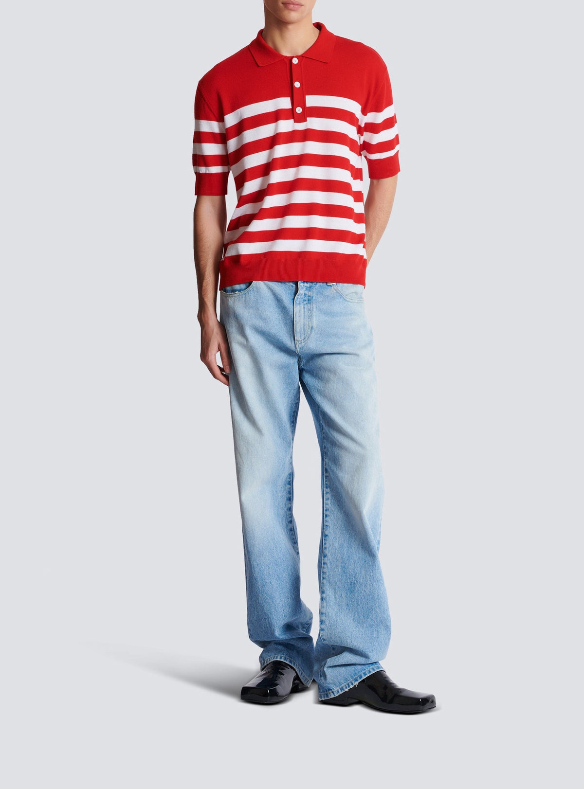 Loose-fit denim trousers - Light Jean Blue