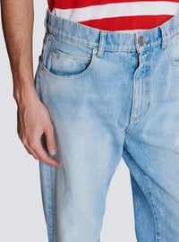 Pantalon en jean ample - Bleu Jean Clair